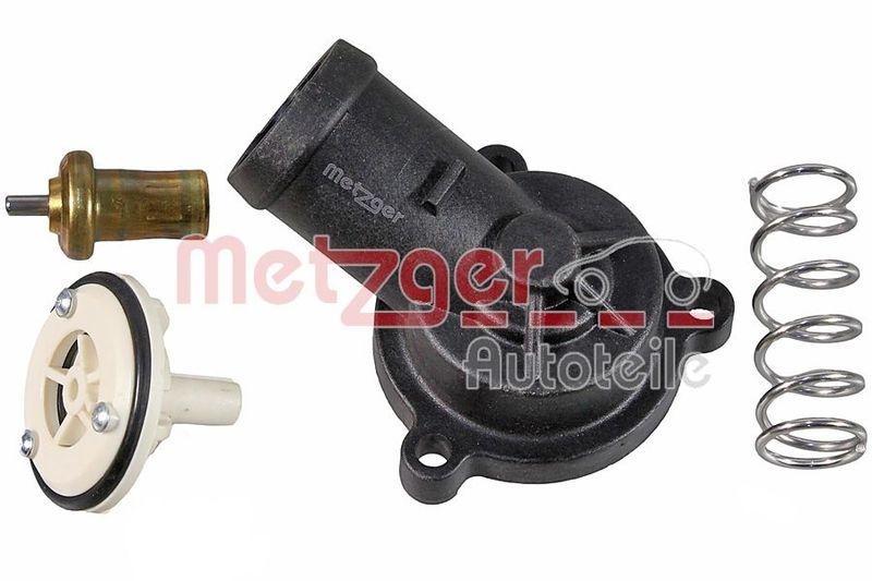 METZGER 4006477 Thermostat Kühlmittel, Mit Gehäuse für AUDI/SKODA/VW/ÖFFNUNGSTEMP. [°C] 87