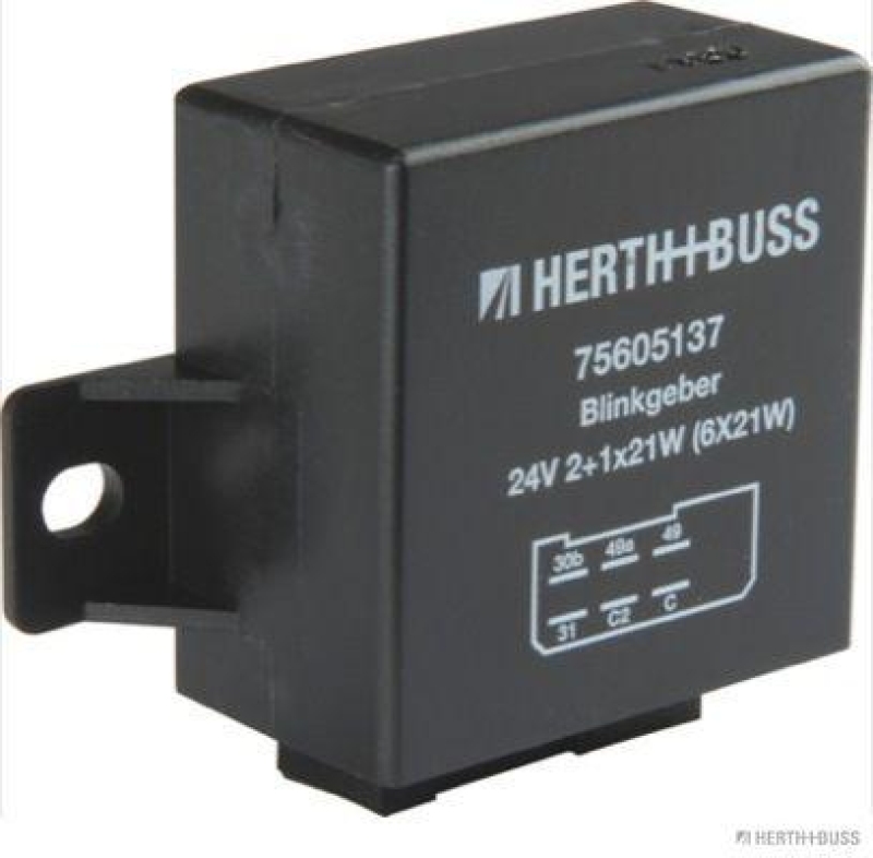 HERTH+BUSS 75605137 Blinkgeber 24 V, 6 pins, elektronisch