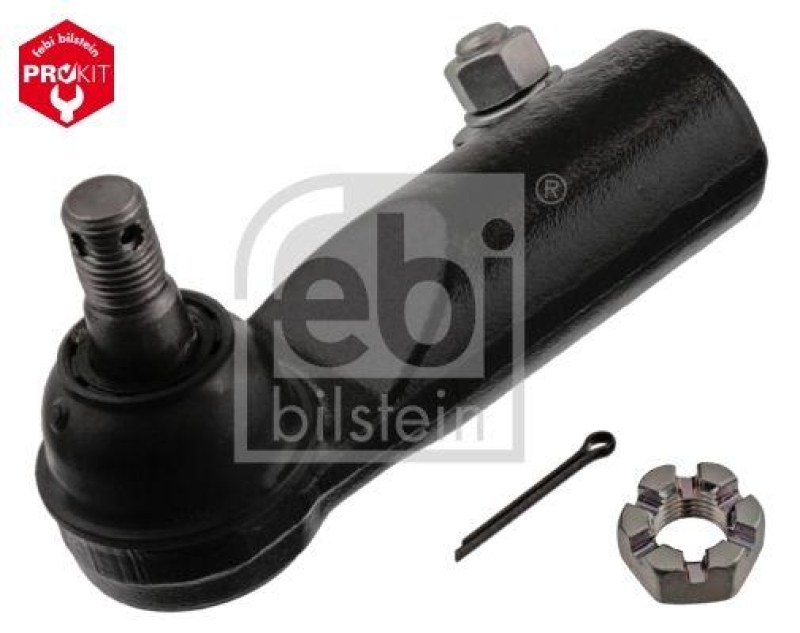 FEBI BILSTEIN 42775 Spurstangenendstück mit Kronenmutter und Splint für NISSAN