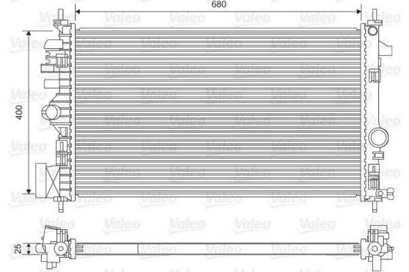 VALEO 735482 Motorkühler OPEL INSIGNIA 2.0 CDTI