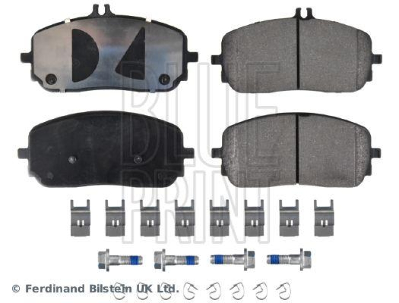 BLUE PRINT ADBP420081 Bremsbelagsatz mit Befestigungsmaterial f&uuml;r Mercedes-Benz PKW