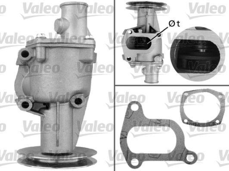 VALEO 506268 Wasserpumpe FIAT Panda