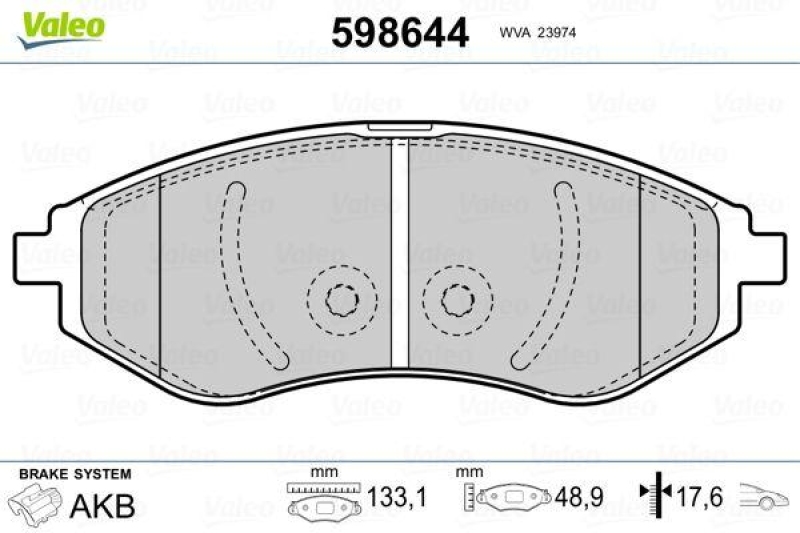 VALEO 598644 SBB-Satz PREMIUM