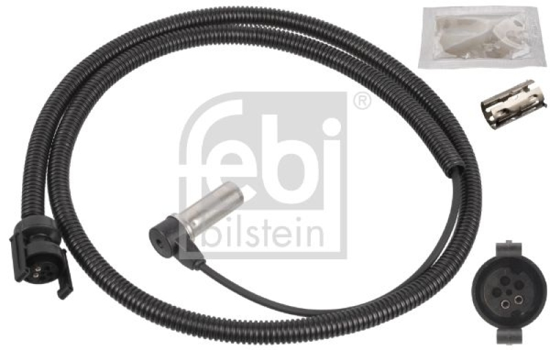 FEBI BILSTEIN 172048 ABS-Sensor mit Hülse und Fett für M A N