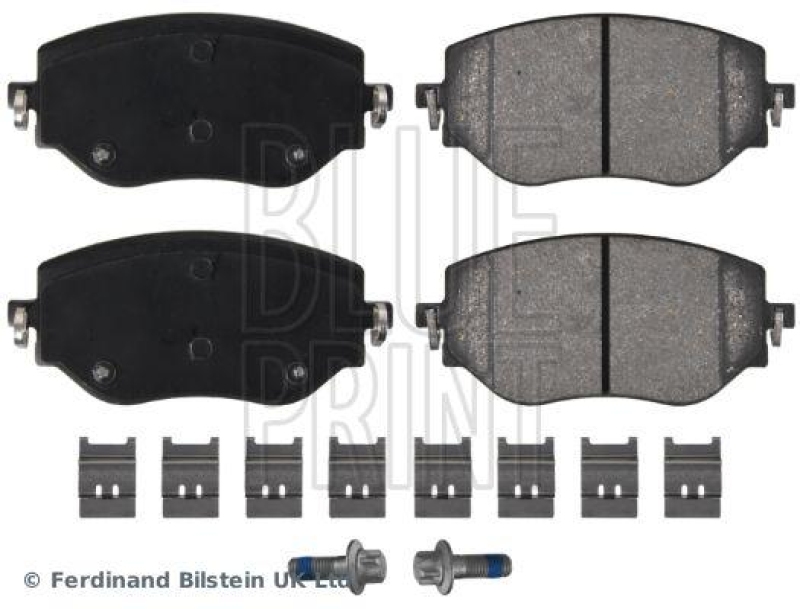 BLUE PRINT ADBP420083 Bremsbelagsatz mit Befestigungsmaterial für Renault