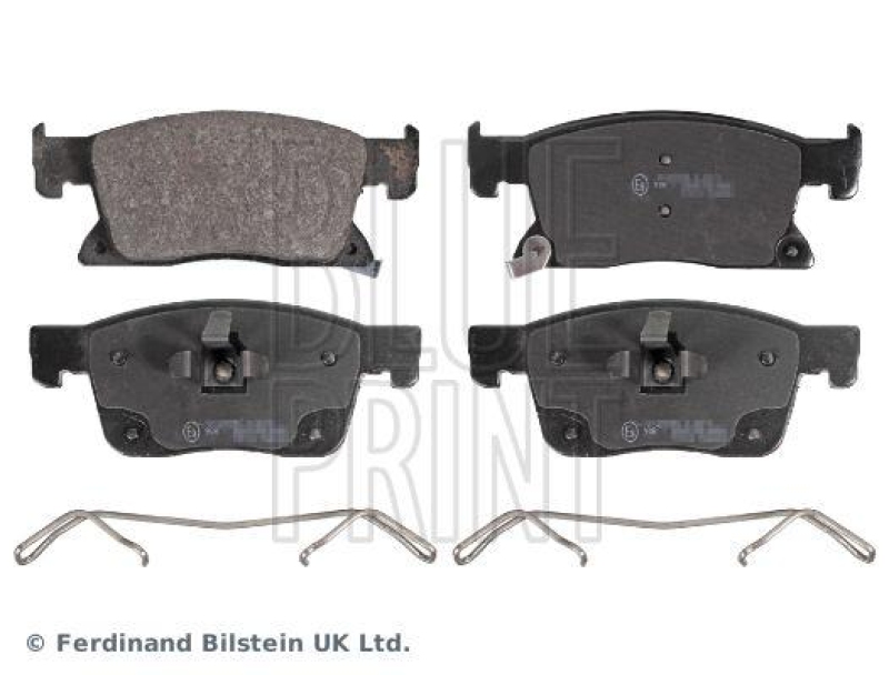 BLUE PRINT ADW194224 Bremsbelagsatz mit Klammern für Opel PKW