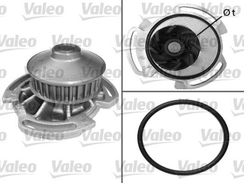 VALEO 506282 Wasserpumpe SEAT, VOLKSWAGEN SEAT CORDO