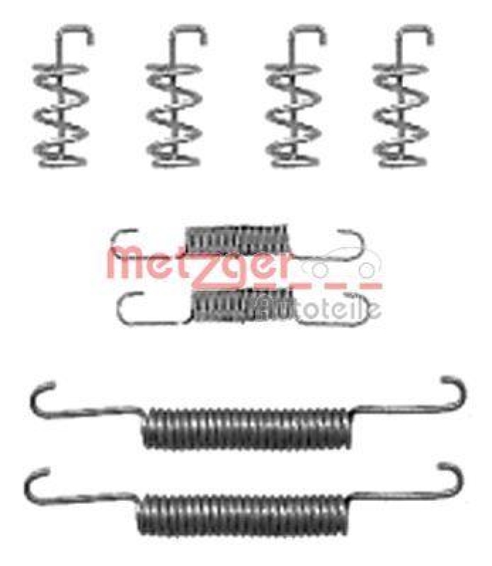 METZGER 105-0832 Zubehörsatz, Feststellbremsbacken für VOLVO HA