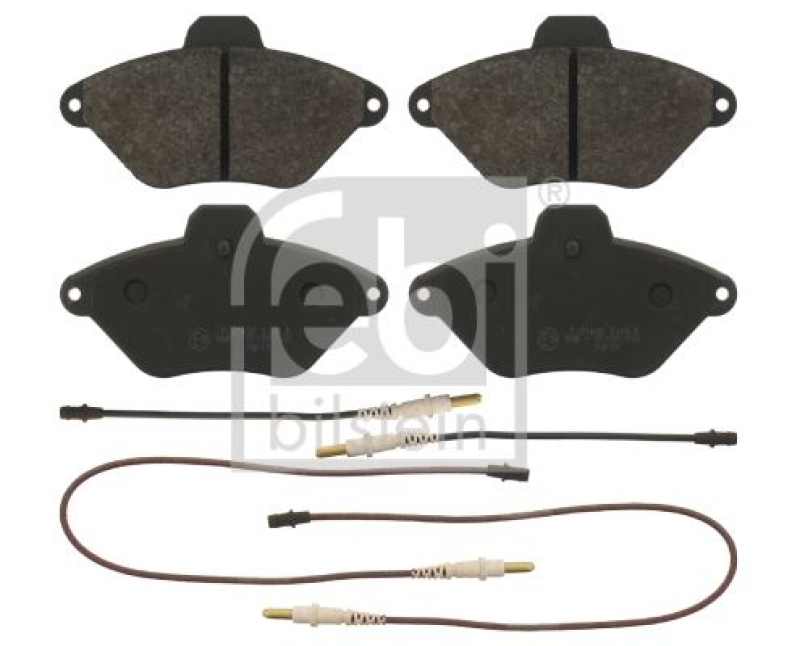 FEBI BILSTEIN 16415 Bremsbelagsatz für CITROEN