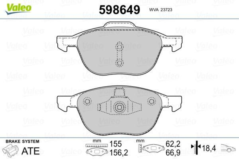 VALEO 598649 SBB-Satz PREMIUM