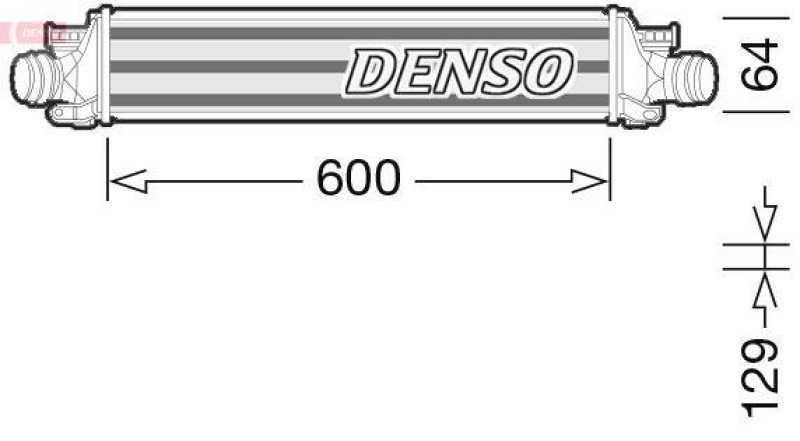 DENSO DIT99000 Ladeluftkühler OPEL MOKKA / MOKKA X (J13) (12- )