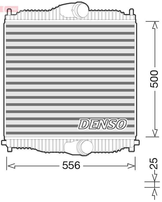 DENSO DIT99002 Ladeluftkühler CADILLAC OE-Nr: JD1271004020