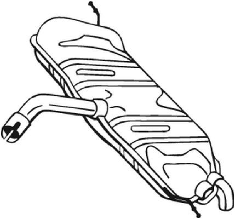 BOSAL 233-453 Endschalldämpfer