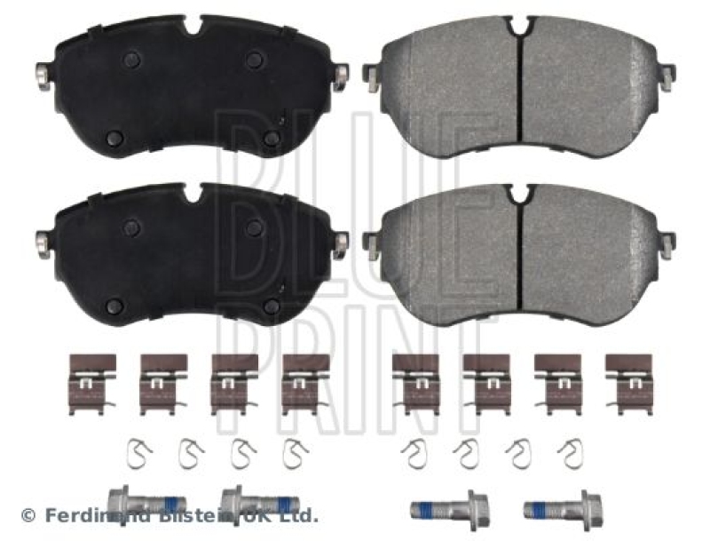 BLUE PRINT ADBP420087 Bremsbelagsatz mit Befestigungsmaterial f&uuml;r VW-Audi