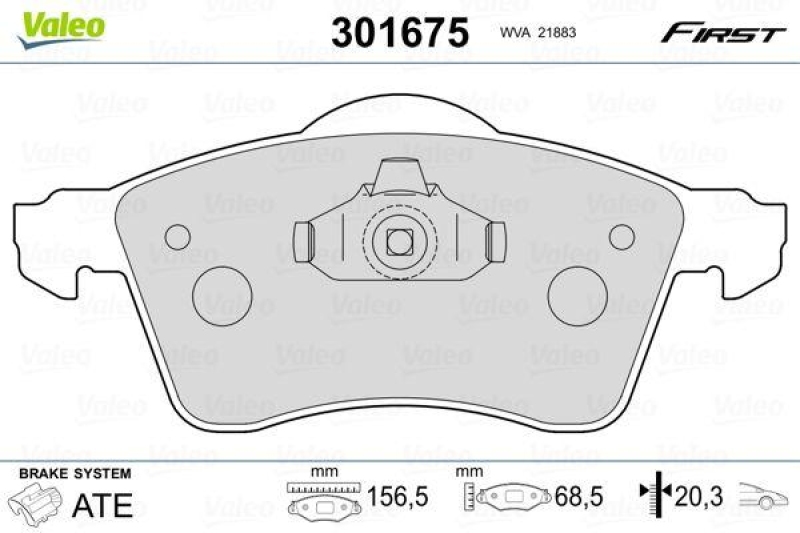 VALEO 301675 SBB-Satz FIRST