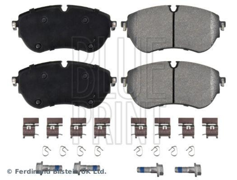 BLUE PRINT ADBP420087 Bremsbelagsatz mit Befestigungsmaterial für VW-Audi