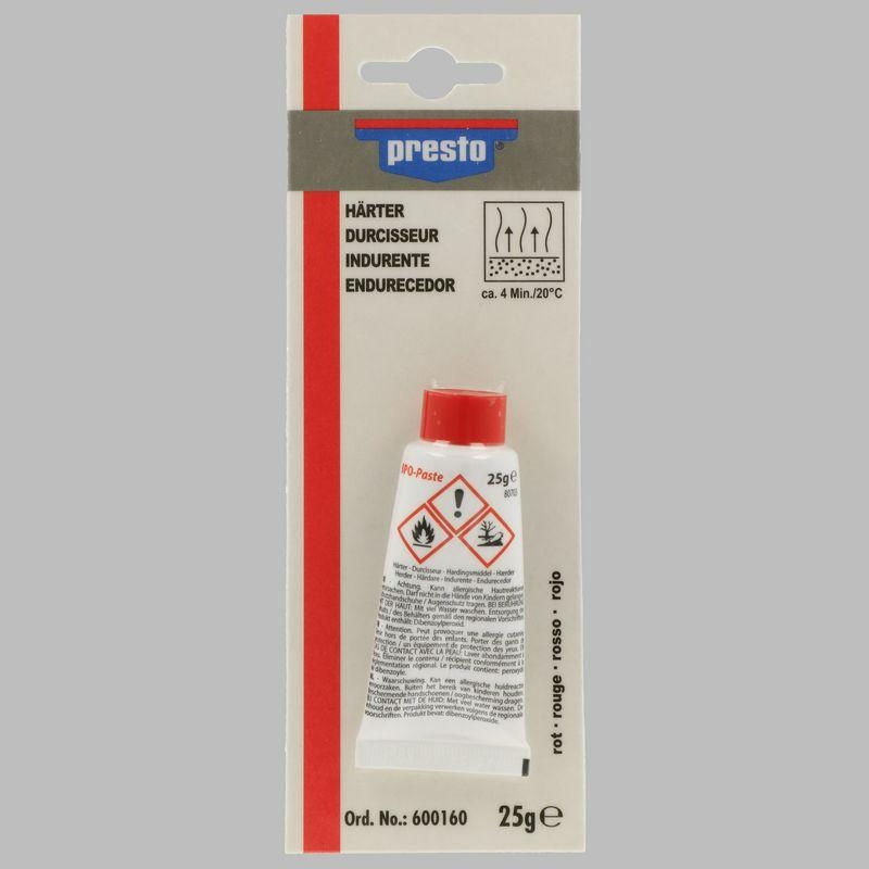 PRESTO 600160 Härter rot geblistert 25g