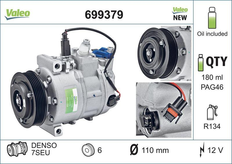 VALEO 699379 Kompressor AUDI A4