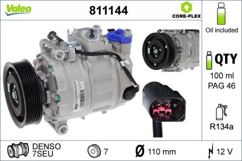 VALEO 811144 Kompressor AUDI Q7 AUDI A6