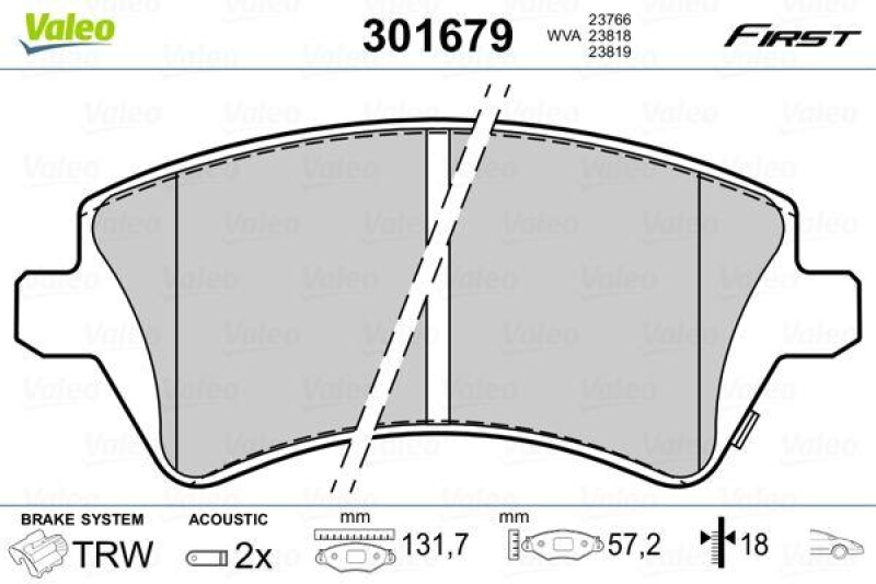 VALEO 301679 SBB-Satz FIRST