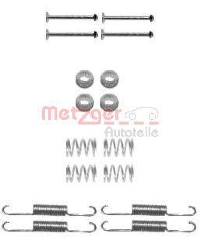 METZGER 105-0880 Zubehörsatz, Feststellbremsbacken für HYUNDAI