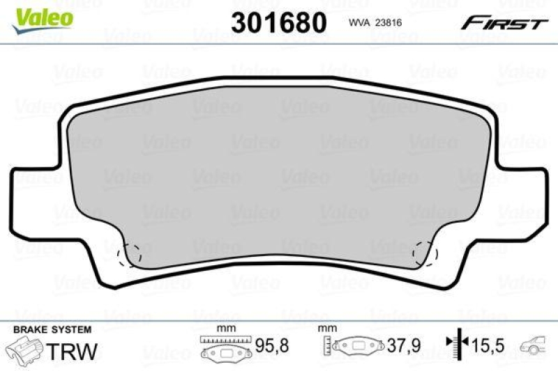 VALEO 301680 SBB-Satz FIRST