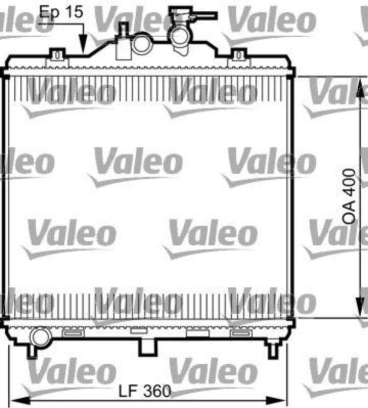 VALEO 735499 Motorkühler KIA PICANTO BC (SA) 1.0