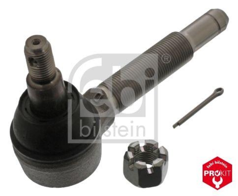 FEBI BILSTEIN 41320 Spurstangenendstück mit Kronenmutter und Splint für Mitsubishi FUSO