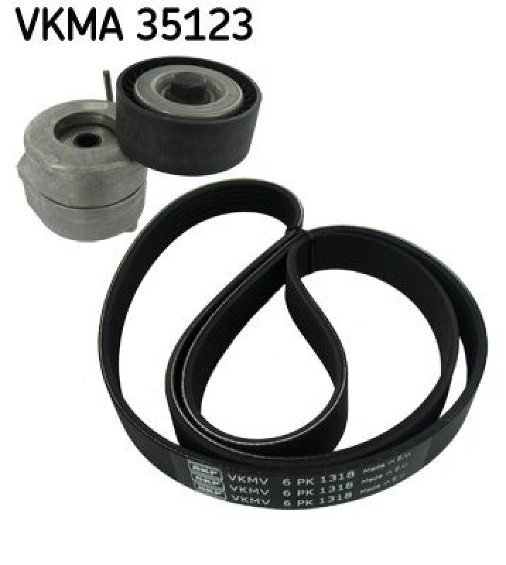 SKF VKMA 35123 Keilrippenriemensatz