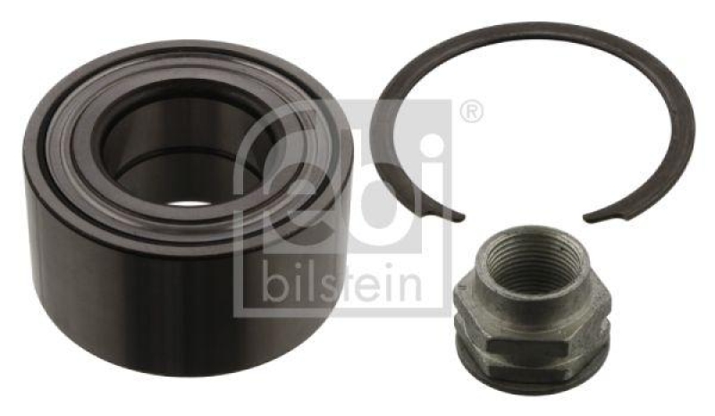 FEBI BILSTEIN 37015 Radlagersatz mit Achsmutter und Sicherungsring für Fiat