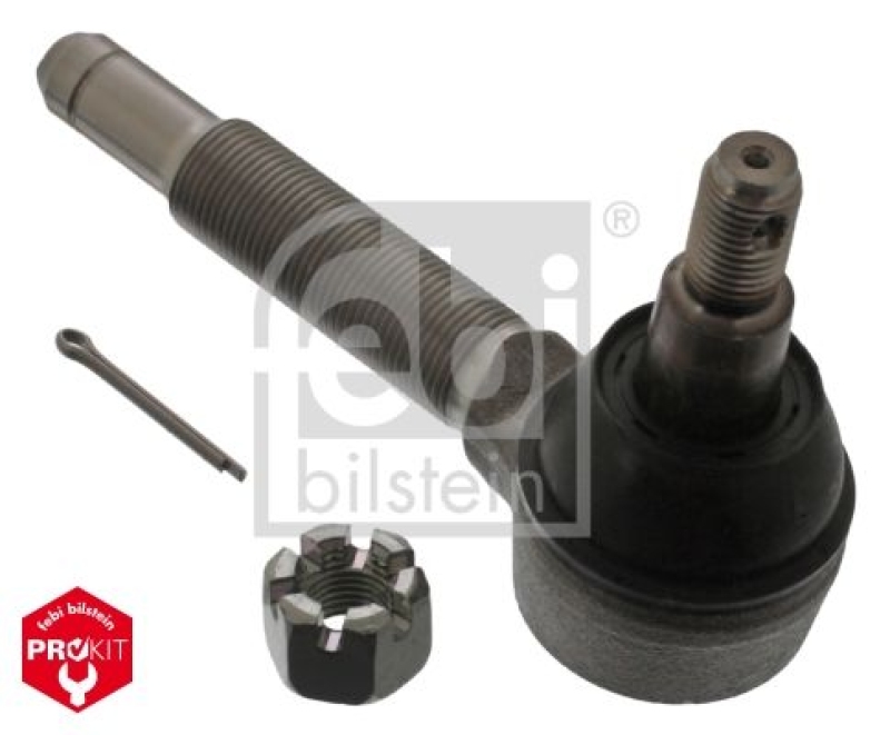 FEBI BILSTEIN 41321 Spurstangenendstück mit Kronenmutter und Splint für Mitsubishi FUSO