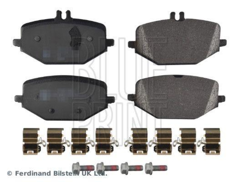 BLUE PRINT ADBP420092 Bremsbelagsatz mit Befestigungsmaterial für Mercedes-Benz PKW