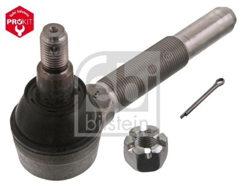 FEBI BILSTEIN 41322 Spurstangenendst&uuml;ck mit Kronenmutter und Splint f&uuml;r Mitsubishi FUSO