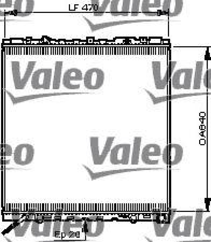 VALEO 735503 Motorkühler KIA SORENTO 2.4 I AWD