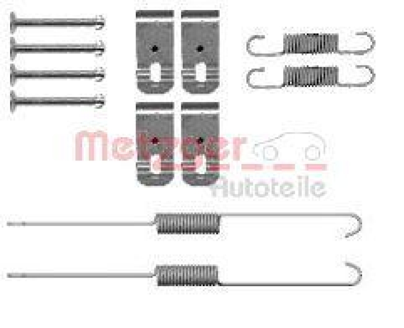 METZGER 105-0888 Zubehörsatz, Bremsbacken für MITSUBISHI