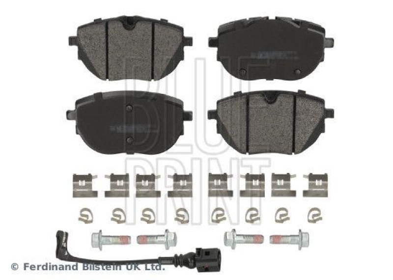 BLUE PRINT ADBP420094 Bremsbelagsatz mit Befestigungsmaterial für VW-Audi