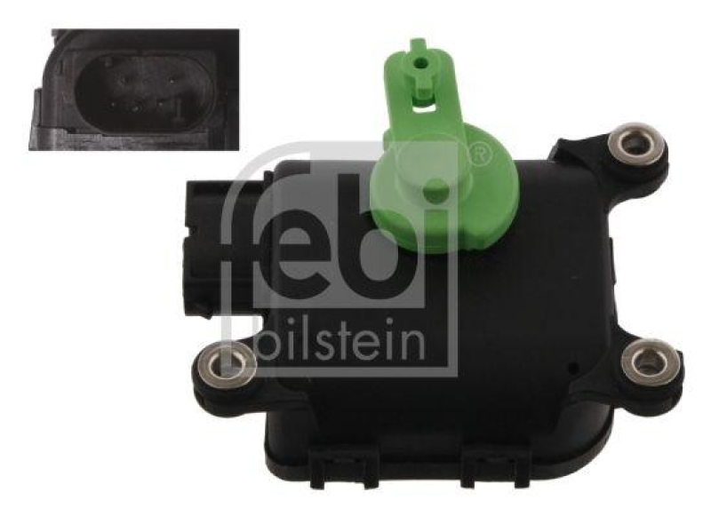 FEBI BILSTEIN 34153 Stellmotor für Zentralklappe für VW-Audi