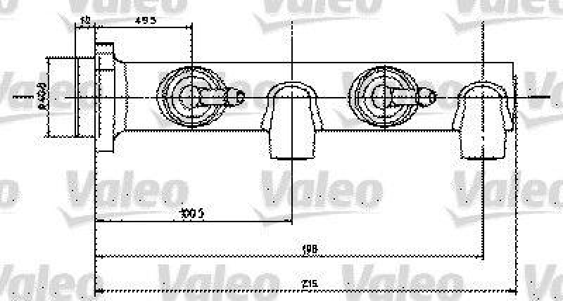 VALEO 350450 Hauptbremszylinder