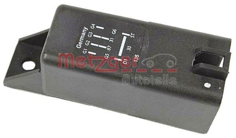 METZGER 0884008 Relais, Glühanlage für AUDI/SEAT/SKODA/VW