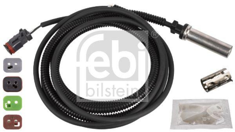 FEBI BILSTEIN 172060 ABS-Sensor mit Hülse und Fett für Scania