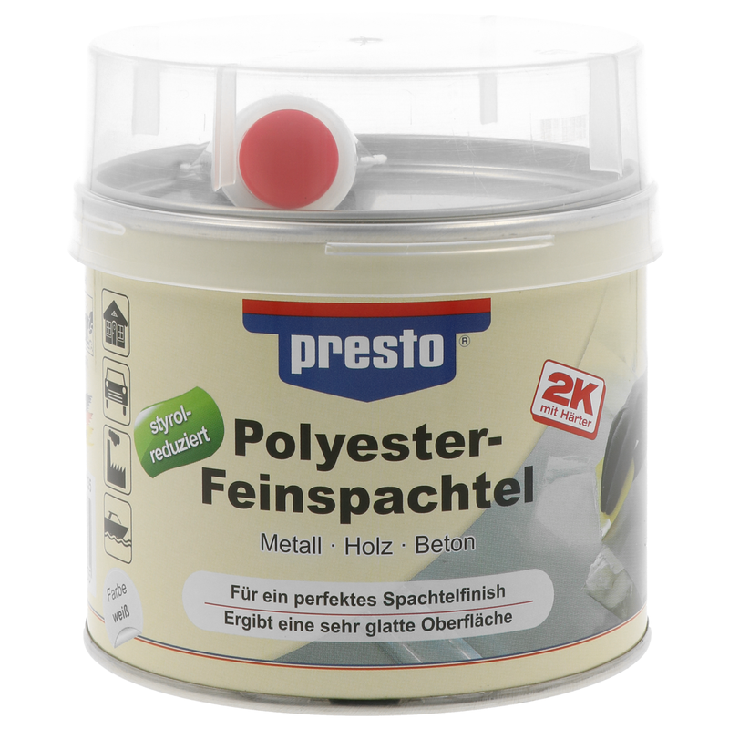 PRESTO 601235 Polyester Feinspachtel 1kg