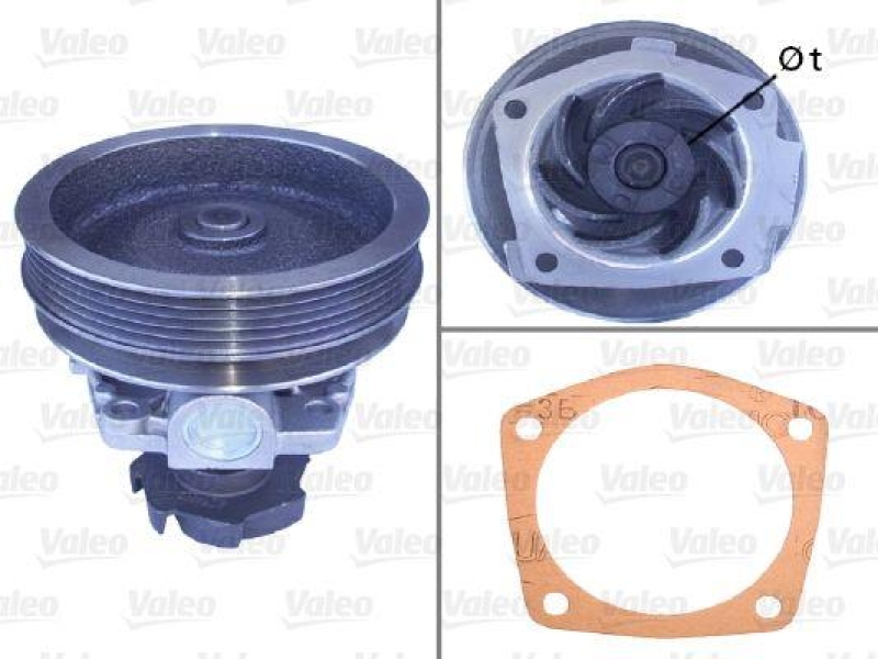 VALEO 506299 Wasserpumpe FIAT, LANCIA FIAT TEMPRA