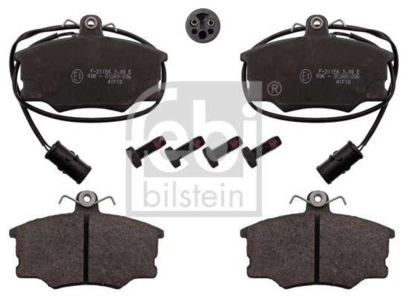 FEBI BILSTEIN 116009 Bremsbelagsatz mit Schrauben für Alfa Romeo