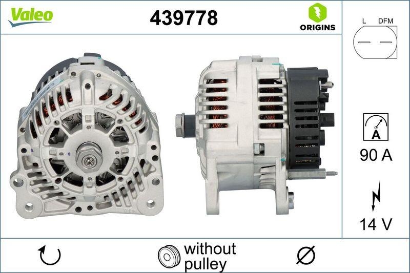 VALEO 439778 Generator Neu - ORIGINS