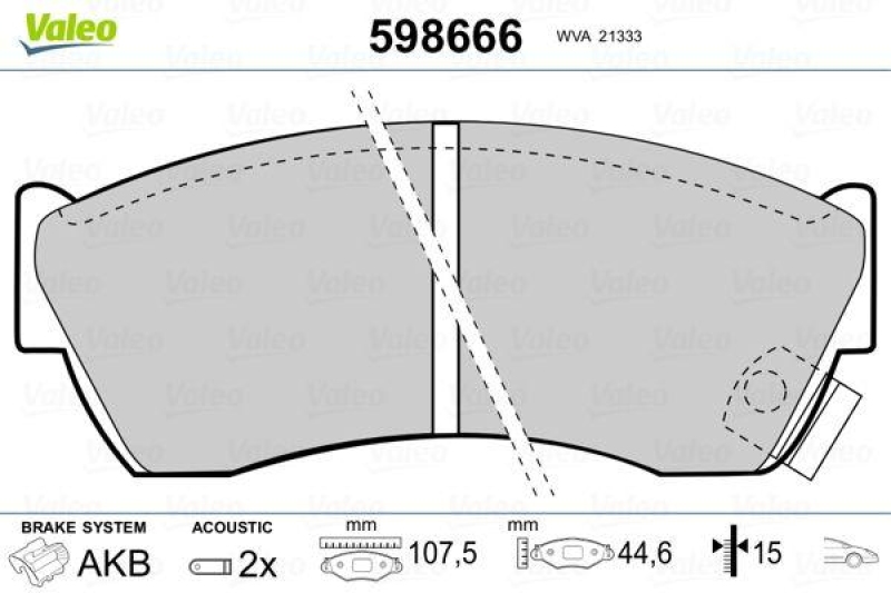 VALEO 598666 SBB-Satz PREMIUM