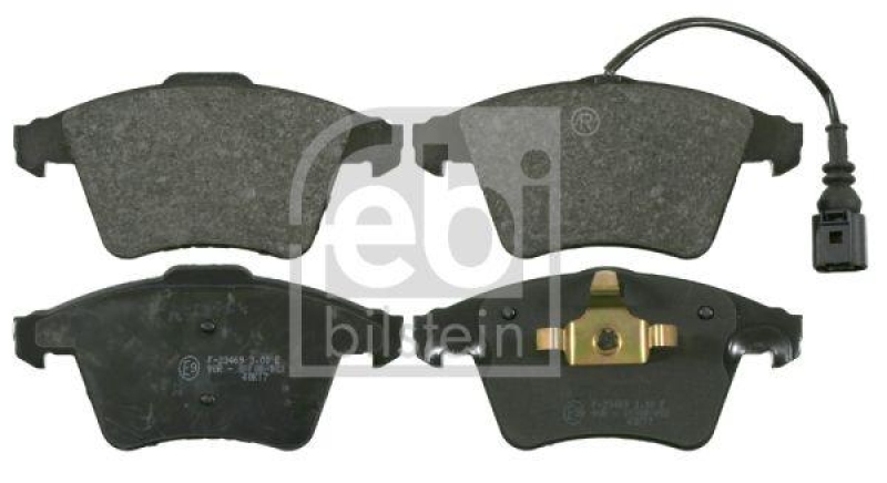 FEBI BILSTEIN 16465 Bremsbelagsatz für VW-Audi