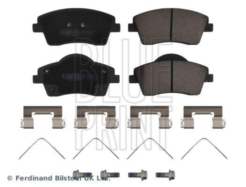 BLUE PRINT ADBP420102 Bremsbelagsatz mit Befestigungsmaterial für VOLVO PKW