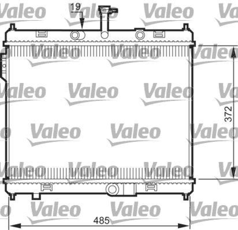 VALEO 735515 Motorkühler HYUNDAI GETZ (BJ)FL 1.5 CRDI