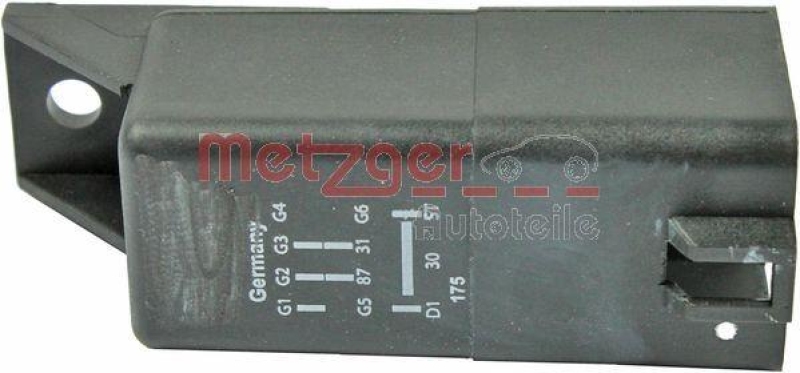 METZGER 0884015 Relais, Glühanlage für SEAT/SKODA/VW