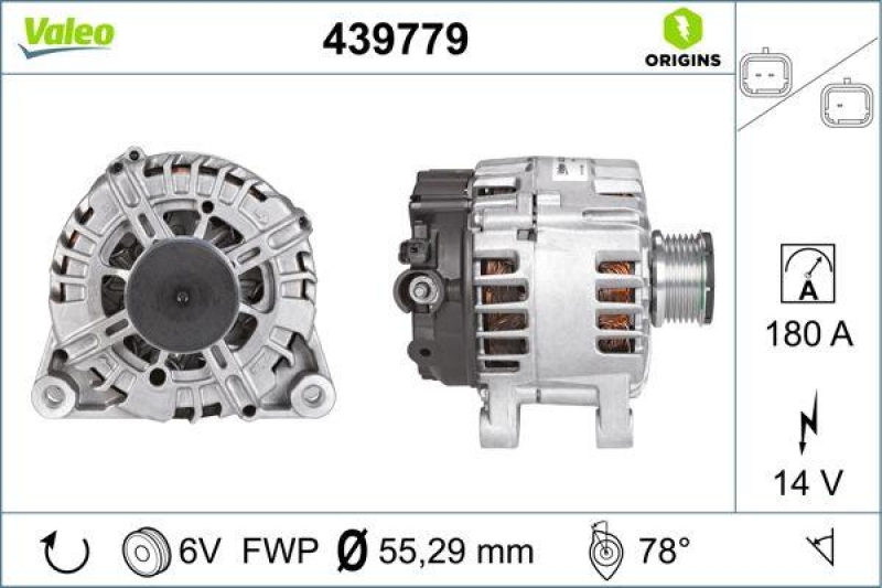 VALEO 439779 Generator Neu - ORIGINS